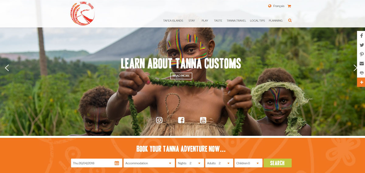 tanna travel website